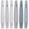 Nail File and Buffer Set, 6 Pcs Professional Nail File Kit for Acrylic and Natural Nails, 100/150/180/220/240/280/1000/4000 Grit Soft Nail Filer Gel Nail Files & buffers Filing Emery Board Home Salon
