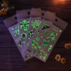 Konsait 12 Sheets Insect Bugs Glow in the Dark Tattoos, Insects Tattoos for Kids, Butterfly Bees Spider Tattoos Insect Party Favors, Bug Party Favors for Kids