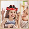 Funtery 48 Pcs Halloween Pirate Hat Pirate Party Accessories Kids Paper Pirate Costume Cap for Caribbean Cosplay(Cute)