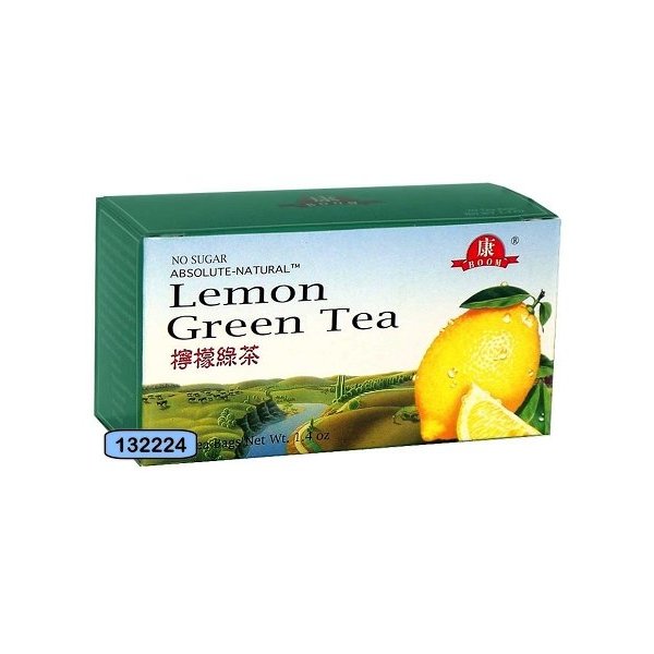 Beauti Leaf - Lemon Green Tea, 20 Tea Bags NWt. 1.4 Oz.