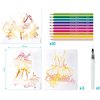 Maped Helix USA Creativ Activity Kit - 1 Set - Multicolor 14 Pack - Kids Creating Clay Sculptures - Mess-Free Creativity - Complete Art Kit with Vibrant Watercolor Pencils and Metalized Foil Accents