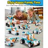 12in1 Technique Car Building Blocks Set, Remote & APP Control Robot/Car/Plane/Jeep/Motorcycle/Fighter, Stem Kits for Kids Age 8-10, Engineering Building Toys, Birthday Xmas Gifts for Boys Girls 8-12