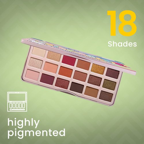 Ccolor Cosmetics Fairy Tale 2 Eye Shadow Palette Makeup, 18 Ultra-Blendable, Vibrant Matte & Shimmer Eyeshadow - Eyeshadow Palette Set With Mirror - Long Lasting, Travel-Size Makeup Palette