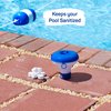 Floating Chlorine Dispenser for Spas and Personal Pools, Fits 1" Tablets - Mini Pool Chlorine Floater with Adjustable Flow Vents Balanced Chemical Dispenser [1" Tablet Capacity] 5" Diameter Floater