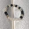 Manifestation Bracelet- Handmade Natural Black Rutile Bracelet - Natural Stone Yoga Bracelet - Gemstone Beaded Stretch Bracelet 8mm - Stone Bracelet