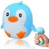 Penguin Squishy Toys Animal Stress Balls for Adults, Dough Squeeze Ball, Fidget Toys, Squishy Ball for Boys, Girls Gifts - Squeeze Toys for Kids Party Favors and Decorations, Ideal for Autism, ADHD