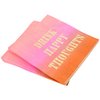 C.R. Gibson Drink Happy Thoughts Disposable Cocktail Napkins for Parties, 5" x 5", Multicolor