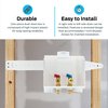 Eastman 1/2 Inch Crimp PEX Connection x 3/4 Inch MHT Washing Machine Outlet Box, Push to Connect Brass Plumbing Fittings, Double Drain, 60245