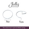 Tiny Silver Nose Ring - Snug 7mm Hoop 18 Gauge Piercing – Dainty 925 Sterling Silver Nose Piercings – Body Jewelry Piercing Hoops – Gift Ready Purchase