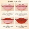 Pakivs 12 Colors Matte Lip Liner Set,Long Lasting Fade Resistant Lip Liner Pencil,Waterproof Red Nude Velvet Lipstick Pen High Pigmented Lip Liner for Women