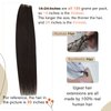 Ugeat Clip in Hair Extensions Dark Brown Real Human Hair Extensions Clip ins Darkest Brown Human Hair Clip in Extensions Silky Straight Full Head 16 Inch 7pcs 120g(105g Hair + 15g Clips)