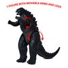 EZFun Set of 6 Godzilla Toys Movable Joint Birthday Kids 2020 Action Figures Destoroyah Gigan MUTO Mothra Chibi King of The Monsters Pack Plastic Mini Dinosaur Movie Playsets Cake Toppers Package
