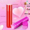 128 Pieces Lip Balm Tubes 5 ml Refillable Rotatable Plastic Lipstick Tubes Empty Lip Gloss Balm Containers DIY Lip Gloss Balm Tube Holder for DIY Cosmetic, 8 Colors