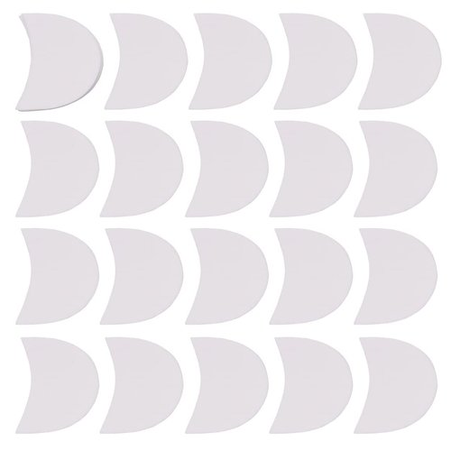 100 Pcs Eye Shadow Professional Eyeshadow Pad Patches Stencils Lint Free Under Eye Pads for Prevent Eyelash Extensions, Tinting and Lip Makeup Residue