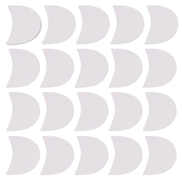 100 Pcs Eye Shadow Professional Eyeshadow Pad Patches Stencils Lint Free Under Eye Pads for Prevent Eyelash Extensions, Tinting and Lip Makeup Residue