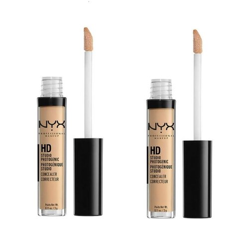 Pack of 2 NYX HD Studio Photogenic Liquid Concealer, Sand Beige CW04.5