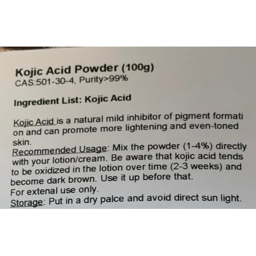 Kojic Acid Powder (100 gram), Pure