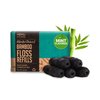 Bamboo Charcoal Dental Floss Refills, Bambo Woven Fibres, 5 x 33 Yards, Organic Refillable Dental Floss, Natural Floss, Eco-Friendly Floss. Plant-Based Candelilla Wax Floss with Natural Mint Flavoring