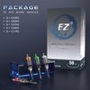 EZTAT2 Tattoo Cartridge Needles Assorted - 50Pcs #12 Mixed (3RS 5RS 7RS 9RS 11RS) Standard Round Shader Tattoo Needle Cartridges for Tattooing Rotary Tattoo Pen Machine Supply - Revolution