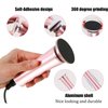 Electric Foot File Callus Remover Professional Foot File Pedicure Tools Adjustable Speed 120pcs Replacement Sandpaper disc Easy to Remove Cutin Dead Skin calluses for Men and Women(Rose Gold 120pcs)