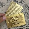 Gold Diamond Playing Cards - Durable and Waterproof, Perfect for Magic, Poker, Parties, and Special Occasions. Ideal for Memorable Gifts. (1 Deck)