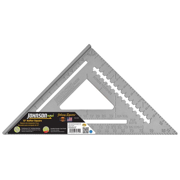 12" Johnny Square® Aluminum Rafter Square
