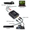 Analog to Digital Audio Converter, Hdiwousp RCA R/L or 3.5mm Jack AUX to Digital Coaxial Toslink Optical SPDIF Audio Adapter for PS4 Xbox HDTV DVD Headphone (Aluminum)