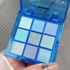 YHGIJ Blue Eyeshadow Palette - 9 Matte and Shimmer Shades in Cool Tones - Waterproof and Blendable for Stunning Smoky Eye Looks Light Blue Eyeshadow Blue Face Makeup