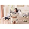 Rniuc Plush Dog Big Doll Cute Cartoon Soft Dog Big Pillow Long Throw Sleeping Pillow Doll Toy Pillow Plush Puppy Brown 17.7in/45cm