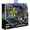 DC Comics, Batman and Swamp Thing Armory Attack Batcycle Set, Exclusive Armored Batman and Swamp Thing Action Figure with Accessories, Kids Toys for Boys and Girls Ages 4 and Up
