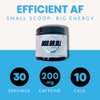 DADORALL Nootropic Powder for Energy and Focus | No Sugar Focus Energy Drink Mix with Nootropic Supplements, 200mg Caffeine, for Adults, 5g Per Scoop, 5.29 Ounces, (Blue Yum, 30 Servings Pack of 1)