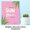 FACETORY K Beauty Face Mask Skin Care - SUN BAE SOOTHING Sheet Mask with Aloe & Shea Butter | After Sun Care, Soothe & Restore (10 Pack)