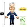 Political Satire Bite a Biden Dog Toy and Dog Bandana - Durable Stuffed Squeaky Dog Chew Toy - Canvas and Cotton Humorous Political Dog Toy