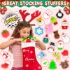 30Pcs Christmas Squishy Toys Mochi Squishy Toy for Kids Party Favors Kawaii Animal Squishy Stress Relief Kids Birthday Party Favors Goodie Bag Stocking Stuffers Piñata Classroom Prizes