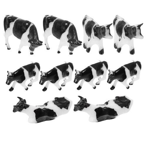 Toyvian Dairy Cow Kids Toys Plants Decor 20 PCS Mini Cattle Plastic Cow Figurines Farm Animal Figurines Collectibles Farmyard Animal Figures Mini Cow Figurines Plastic Cow Kids Toys Plants Decor