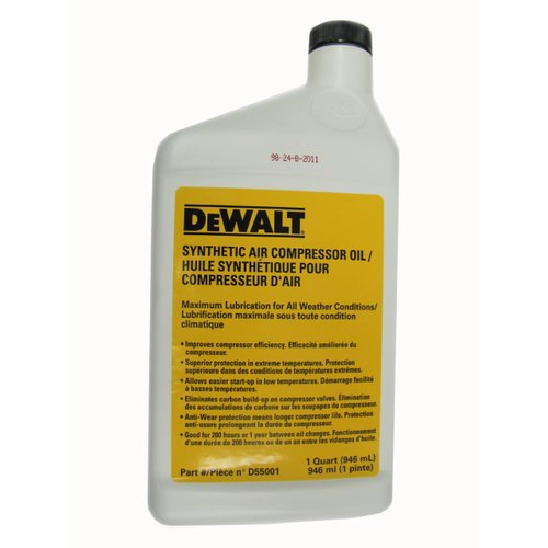 DEWALT Compressor Oil, 1-Quart (D55001)