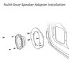 NuIth 6.5 inch Speaker Adapter Bracket W/Speaker Wire Harness Select for GM GMC Chevy Buick Cadillac 1993-2007 6.5” Aftermarket Front Rear Door Speaker Spacer Ring Wiring Harness