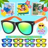 Pool Party Favors Beach Party Favors - 48 PCS Pool Toys For Kids Ages 3 4 5 6 7 8 Beach Balls Bulk, Sand Bucket and Shovels Set, Kids Sunglasses Bulk, Beach Summer Toys, Pool Party Supplies Sand toys