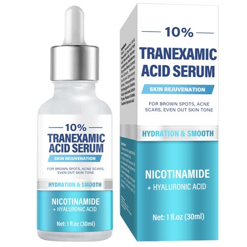 Tranexamîc Acid Serum, Dîscoloratîon Correcting 10% Serum, Natural Acne Remover for Face, Hyaluronic Acid