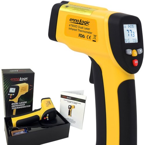 ennoLogic Temperature Gun (NOT for Body Temp) - Accurate High Temperature Dual Laser Infrared The...