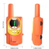 Movie Cars.BOY Toy Kids Walkie Talkies Girls, 2 Pack Walkie Talkies 2 Way Radio Toy for 3-12 Year Old Boy Girl Age 3-6, Christmas Birthday Gifts Outdoor Game (Orange)