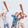 TOYANDONA Inflatable Caveman Stick Inflatable Baseball Bat Blow Up Thunderstick Cheering Prop Holiday Party Cheering Toy Baseball Party Favors for Children Adults Inflatable Caveman Club Stick