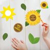 Patelai 30 Sets Be Kind Sunflower Craft Kit for Kids DIY Religious Kindness Sunflower Craft Bulk Make Your Own Sunflower Sunday School Craft for Kids Summer Spring Fun Home Classroom Activities