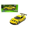 Diecast Model Car Compatible with Welly 1:24 Scale Porsche 911 GT3 RS (992) Model Car, Yellow 24122W