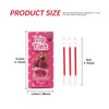 SWETIYOU Lip Tint Cotton Swab, 20 Pcs Waterproof Non-Stick Cotton Swab Lipstick Long Lasting Q Tip Lip Tint Stain, Cute Lip Makeup Products(Pomegranates)