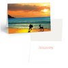 Stonehouse Collection Beach Christmas Card Variety Pack - 18 Cards & Envelopes - 6 Designs, 3 Cards Per Design - Holiday Sunsets - Tropical Christmas Cards