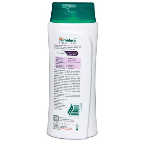 Himalaya Herbal Healthcare Soothing Body Lotion (2 Pack) for Dry Skin, with Grape Seed and Almond Oil, Soothes and Moisturizes 13.53 oz (400 ml)