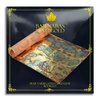 Barnabas Blattgold: Variegated Gold Leaf Sheets for Crafts - Color Light Blue Gold Leaf - 25 Sheets, 5.5 inches Booklet Foil Sheets - Craft Gold and Metal Leaf