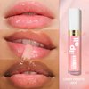 REVLON Super Lustrous Glimmer Lip Oil, Moisturizing Tinted Lip Makeup, Shiny Finish, Made with Nourishing Oils & Antioxidants, 001 Candy Hearts, 0.13 fl oz