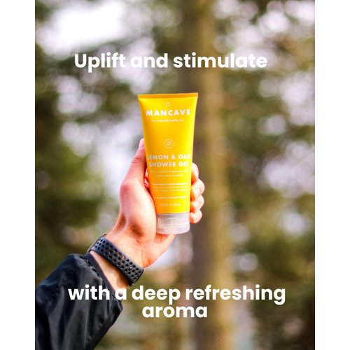 ManCave Natural Lemon & Oak Shower Gel 200ml